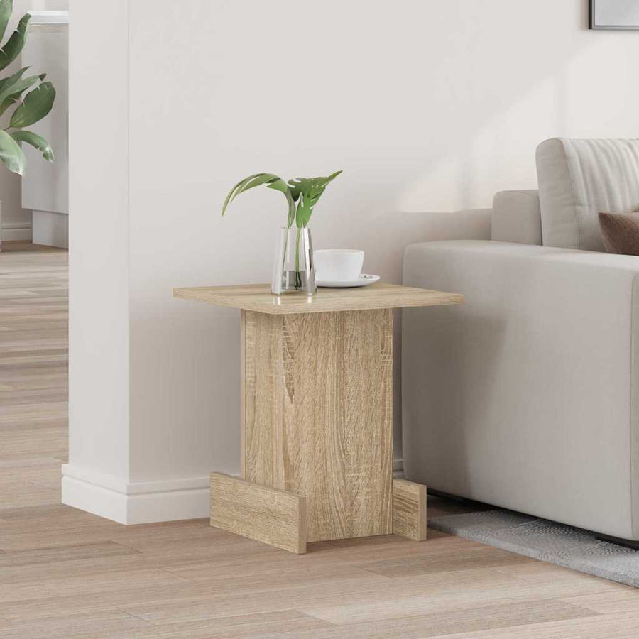 Bijzettafel Sonoma Eiken 35,5 x 35 x 40 cm Bewerkt hout