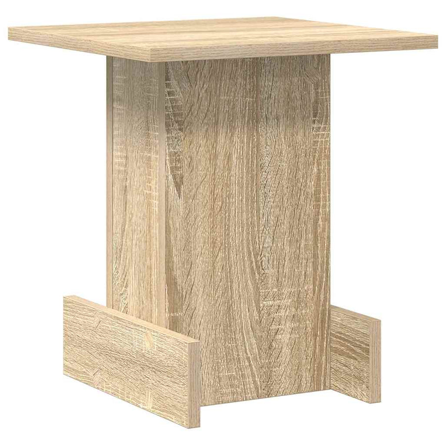 Bijzettafel Sonoma Eiken 35,5 x 35 x 40 cm Bewerkt hout