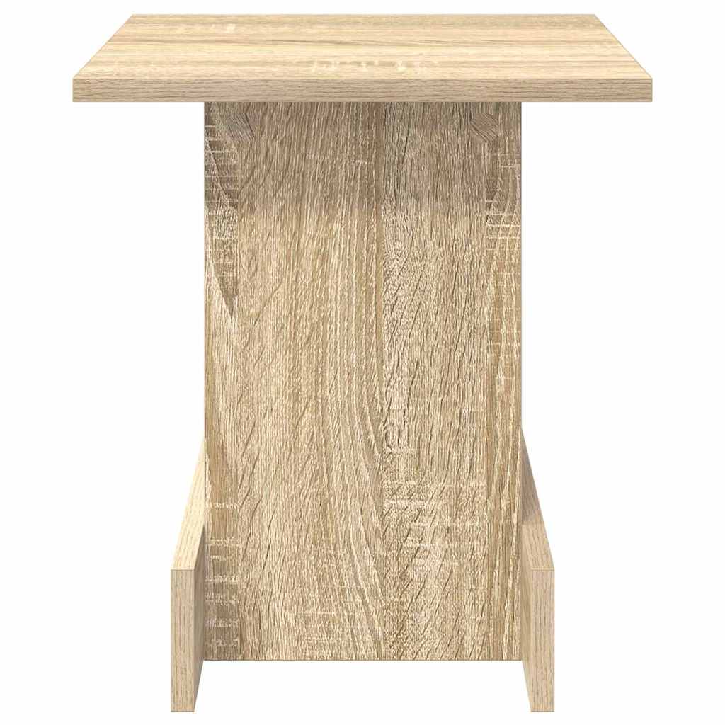 Bijzettafel Sonoma Eiken 35,5 x 35 x 40 cm Bewerkt hout