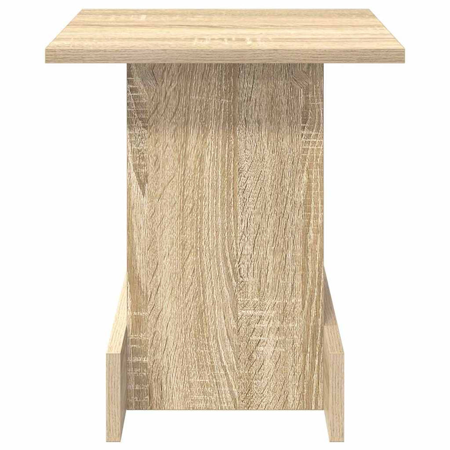 Bijzettafel Sonoma Eiken 35,5 x 35 x 40 cm Bewerkt hout