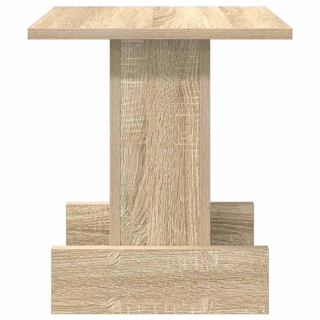 Bijzettafel Sonoma Eiken 35,5 x 35 x 40 cm Bewerkt hout
