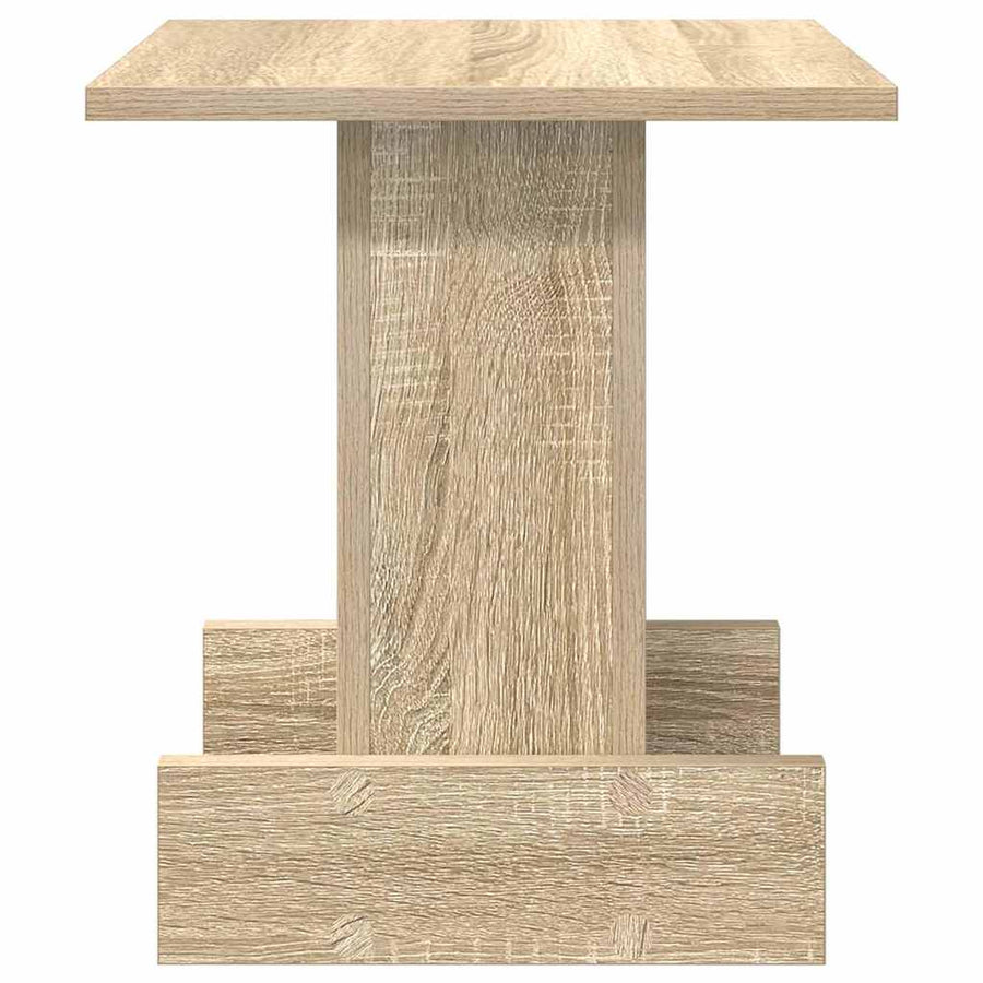Bijzettafel Sonoma Eiken 35,5 x 35 x 40 cm Bewerkt hout