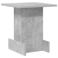 Bijzettafel Beton Grijs 35,5 x 35 x 40 cm Bewerkt hout
