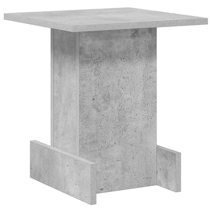 Bijzettafel Beton Grijs 35,5 x 35 x 40 cm Bewerkt hout
