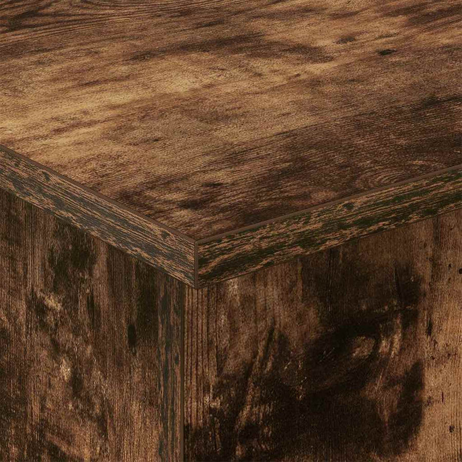 Bijzettafel Gerookt eiken 35,5 x 35 x 40 cm Bewerkt hout