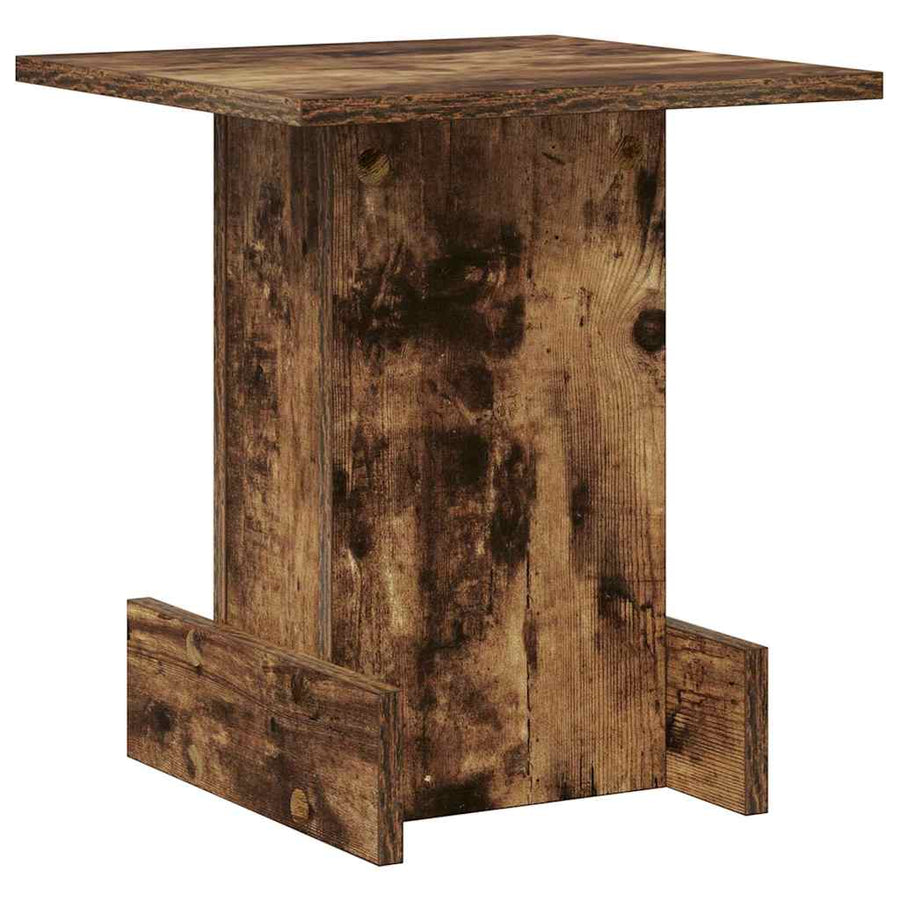 Bijzettafel Gerookt eiken 35,5 x 35 x 40 cm Bewerkt hout
