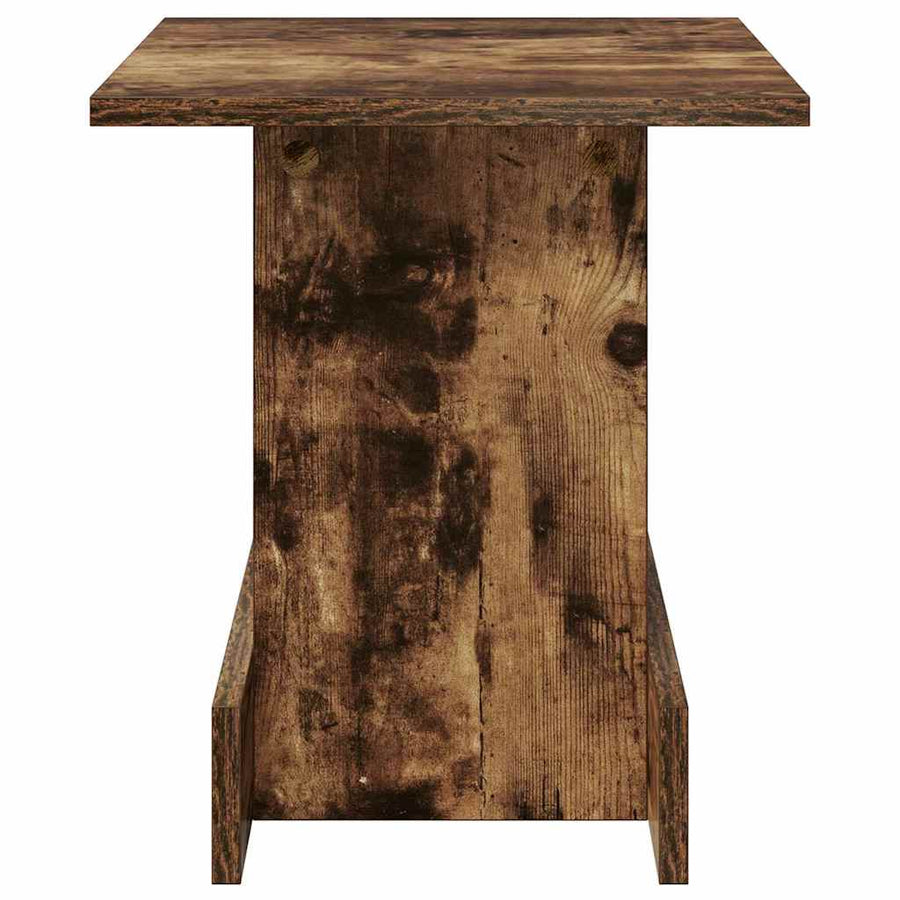 Bijzettafel Gerookt eiken 35,5 x 35 x 40 cm Bewerkt hout
