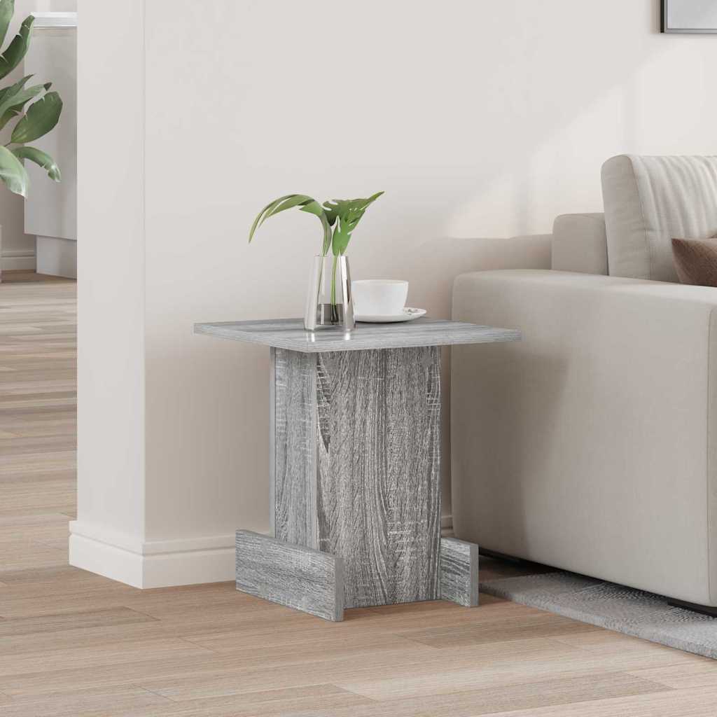 Bijzettafel Grijs Sonoma 35,5 x 35 x 40 cm Bewerkt hout