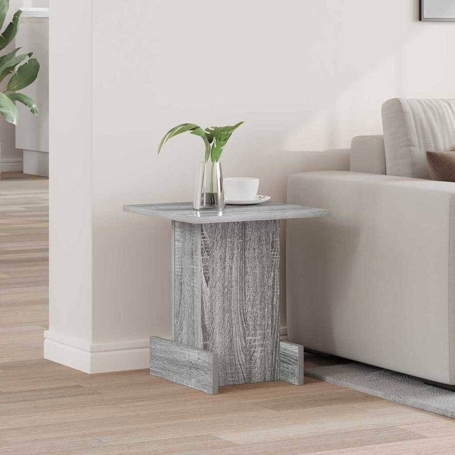Bijzettafel Grijs Sonoma 35,5 x 35 x 40 cm Bewerkt hout