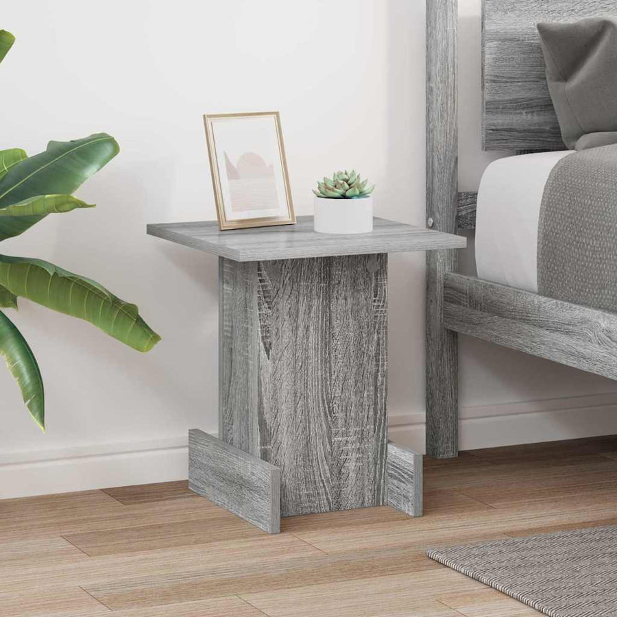 Bijzettafel Grijs Sonoma 35,5 x 35 x 40 cm Bewerkt hout