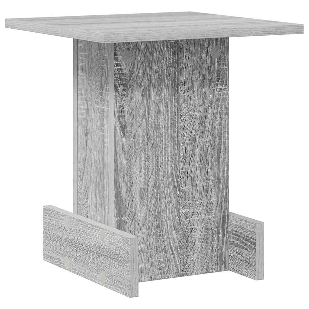 Bijzettafel Grijs Sonoma 35,5 x 35 x 40 cm Bewerkt hout