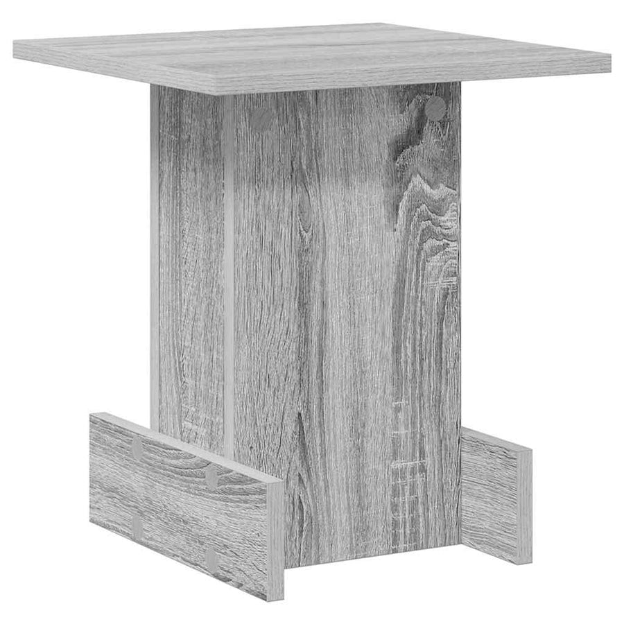 Bijzettafel Grijs Sonoma 35,5 x 35 x 40 cm Bewerkt hout