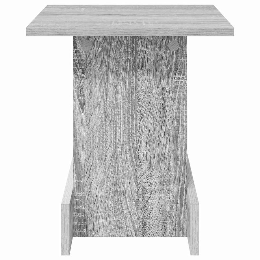 Bijzettafel Grijs Sonoma 35,5 x 35 x 40 cm Bewerkt hout