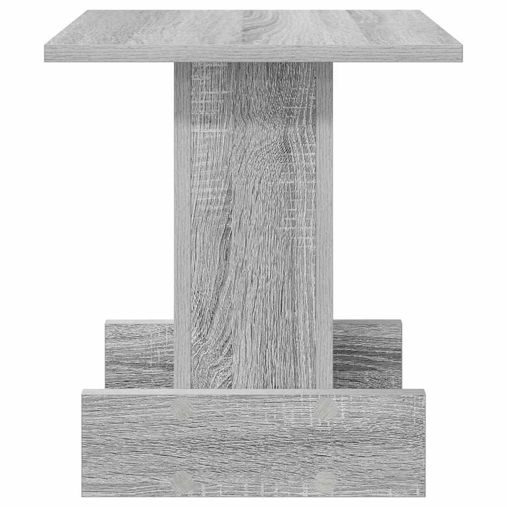 Bijzettafel Grijs Sonoma 35,5 x 35 x 40 cm Bewerkt hout