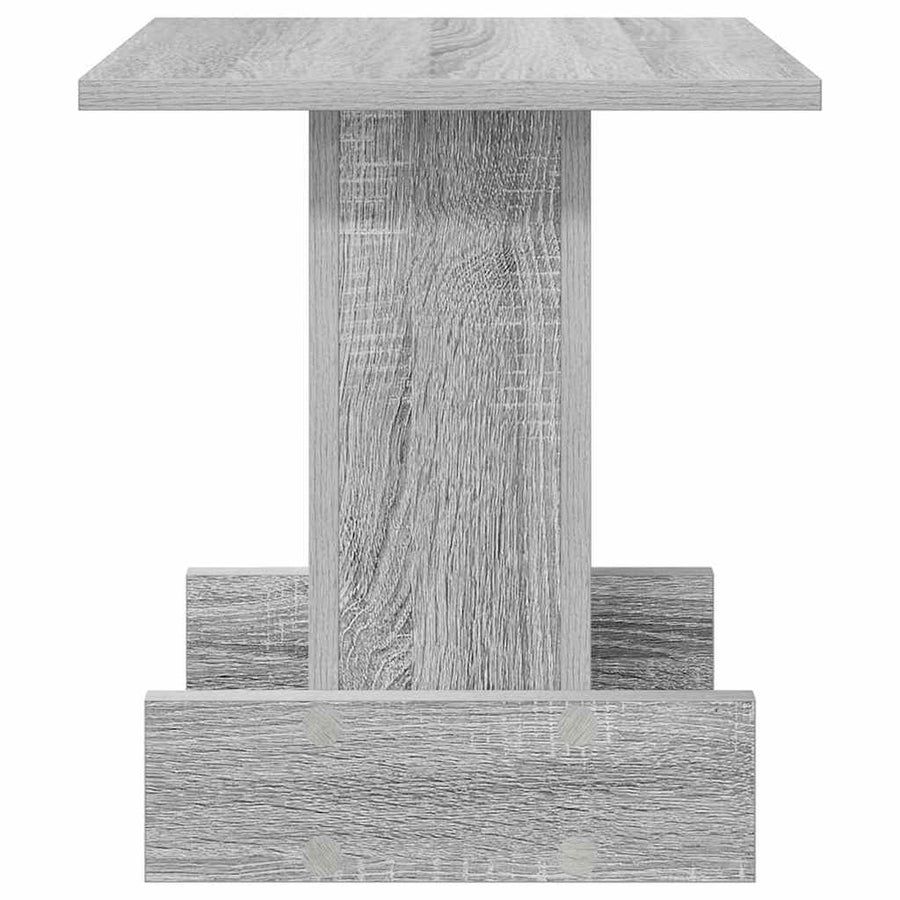Bijzettafel Grijs Sonoma 35,5 x 35 x 40 cm Bewerkt hout