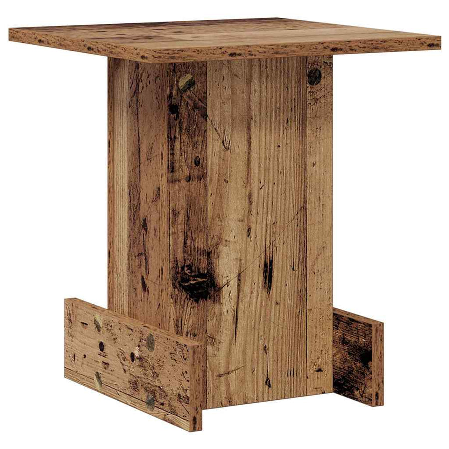 Bijzettafel Oudhout 35,5 x 35 x 40 cm Bewerkt hout