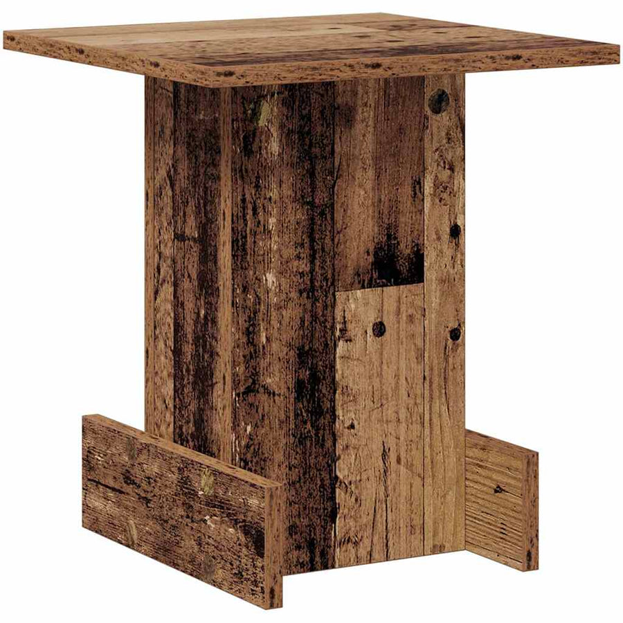 Bijzettafel Oudhout 35,5 x 35 x 40 cm Bewerkt hout