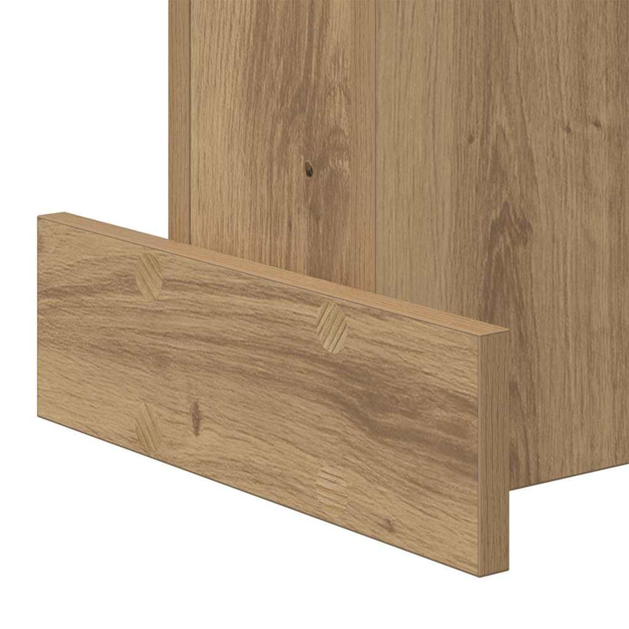 Bijzettafel Artisan Eiken 35,5 x 35 x 40 cm Bewerkt hout
