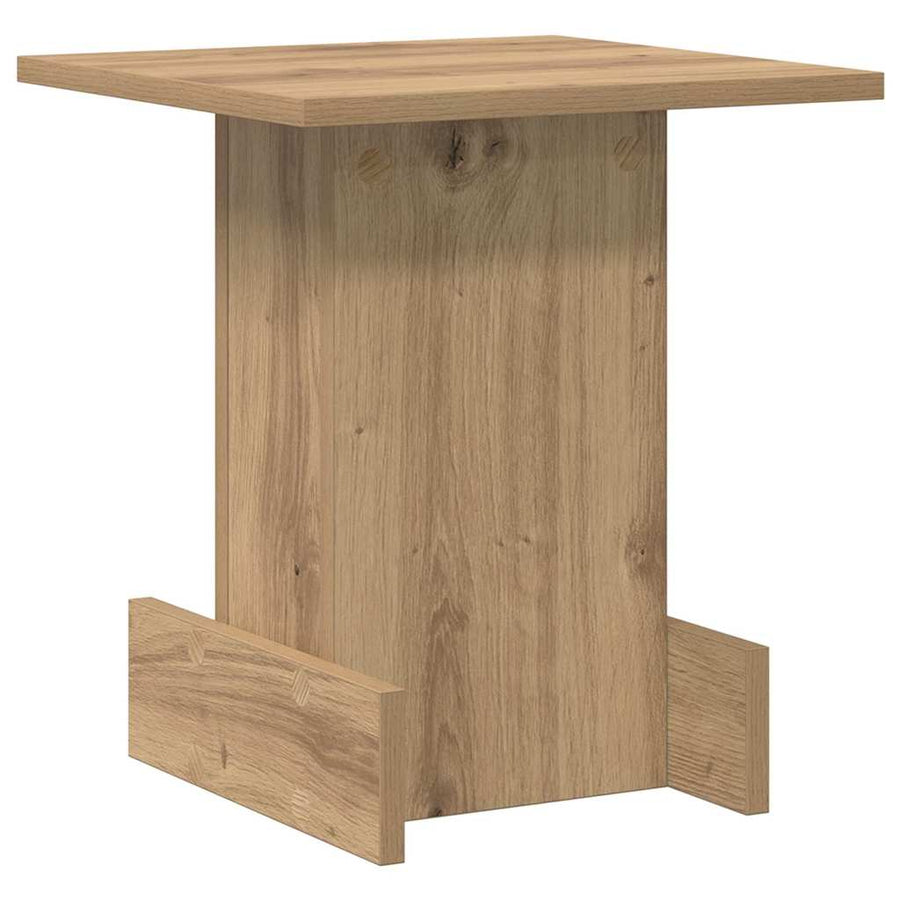 Bijzettafel Artisan Eiken 35,5 x 35 x 40 cm Bewerkt hout