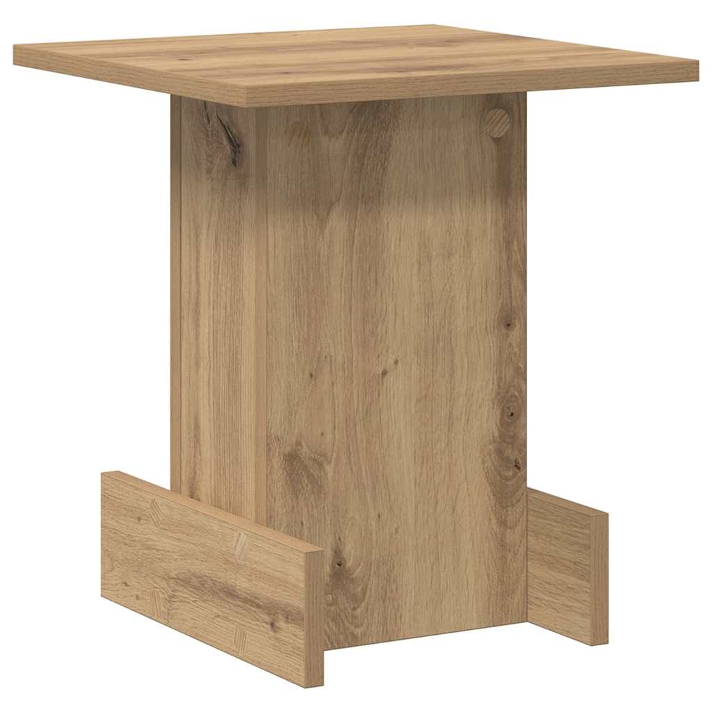 Bijzettafel Artisan Eiken 35,5 x 35 x 40 cm Bewerkt hout