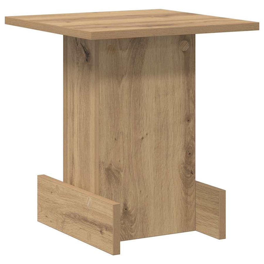 Bijzettafel Artisan Eiken 35,5 x 35 x 40 cm Bewerkt hout