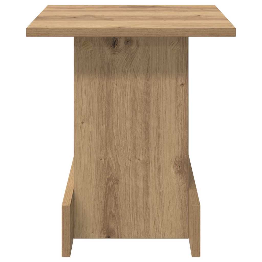 Bijzettafel Artisan Eiken 35,5 x 35 x 40 cm Bewerkt hout