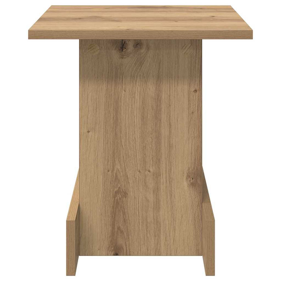 Bijzettafel Artisan Eiken 35,5 x 35 x 40 cm Bewerkt hout