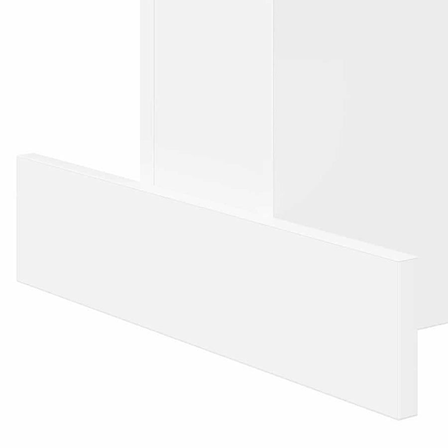 Bijzettafel Wit 44,5 x 45 x 55 cm Bewerkt hout