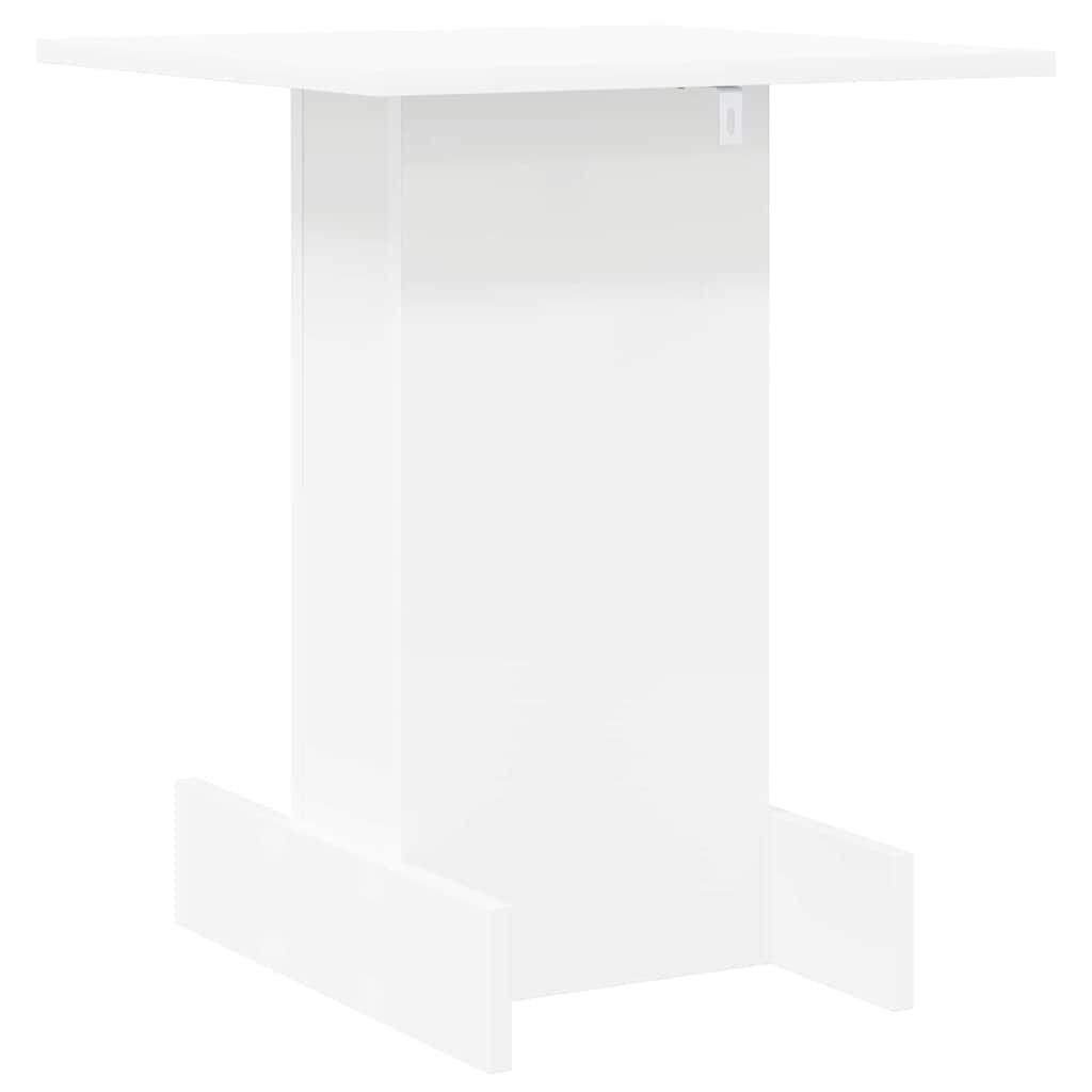 Bijzettafel Wit 44,5 x 45 x 55 cm Bewerkt hout
