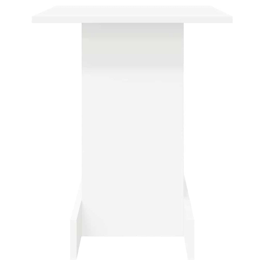 Bijzettafel Wit 44,5 x 45 x 55 cm Bewerkt hout