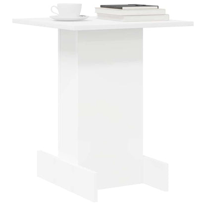 Bijzettafel Wit 44,5 x 45 x 55 cm Bewerkt hout