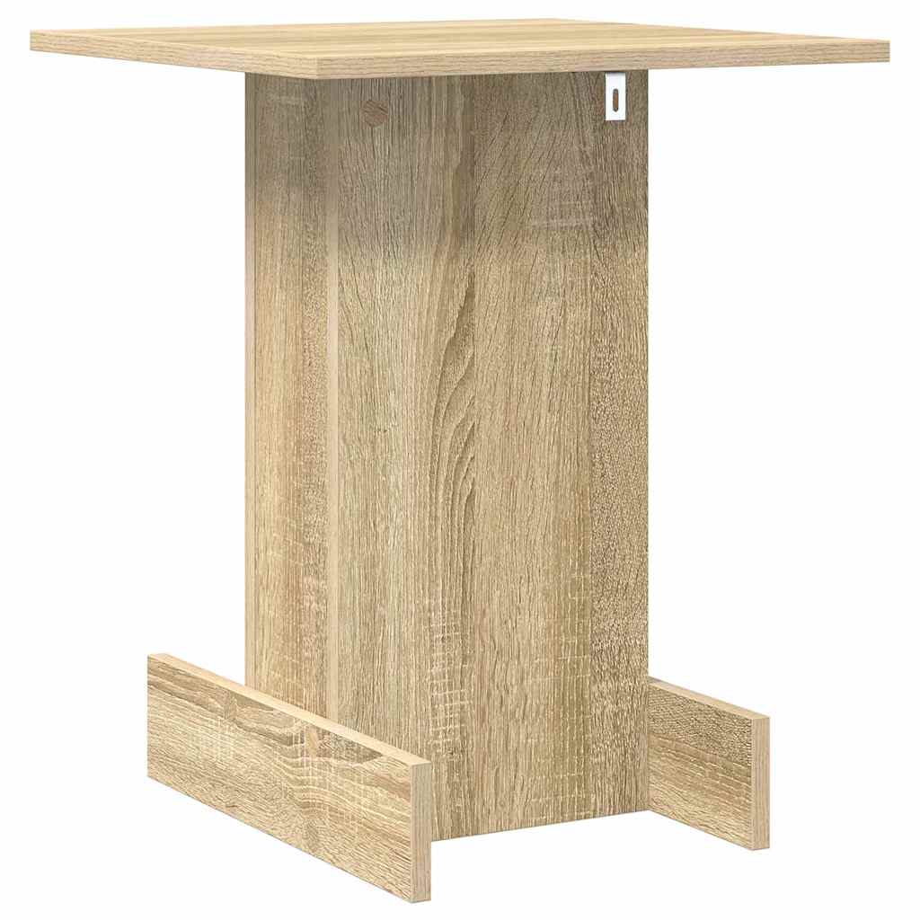 Bijzettafel Sonoma Eiken 44,5 x 45 x 55 cm Bewerkt hout