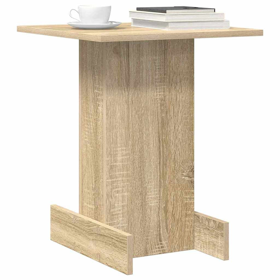 Bijzettafel Sonoma Eiken 44,5 x 45 x 55 cm Bewerkt hout