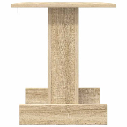 Bijzettafel Sonoma Eiken 44,5 x 45 x 55 cm Bewerkt hout