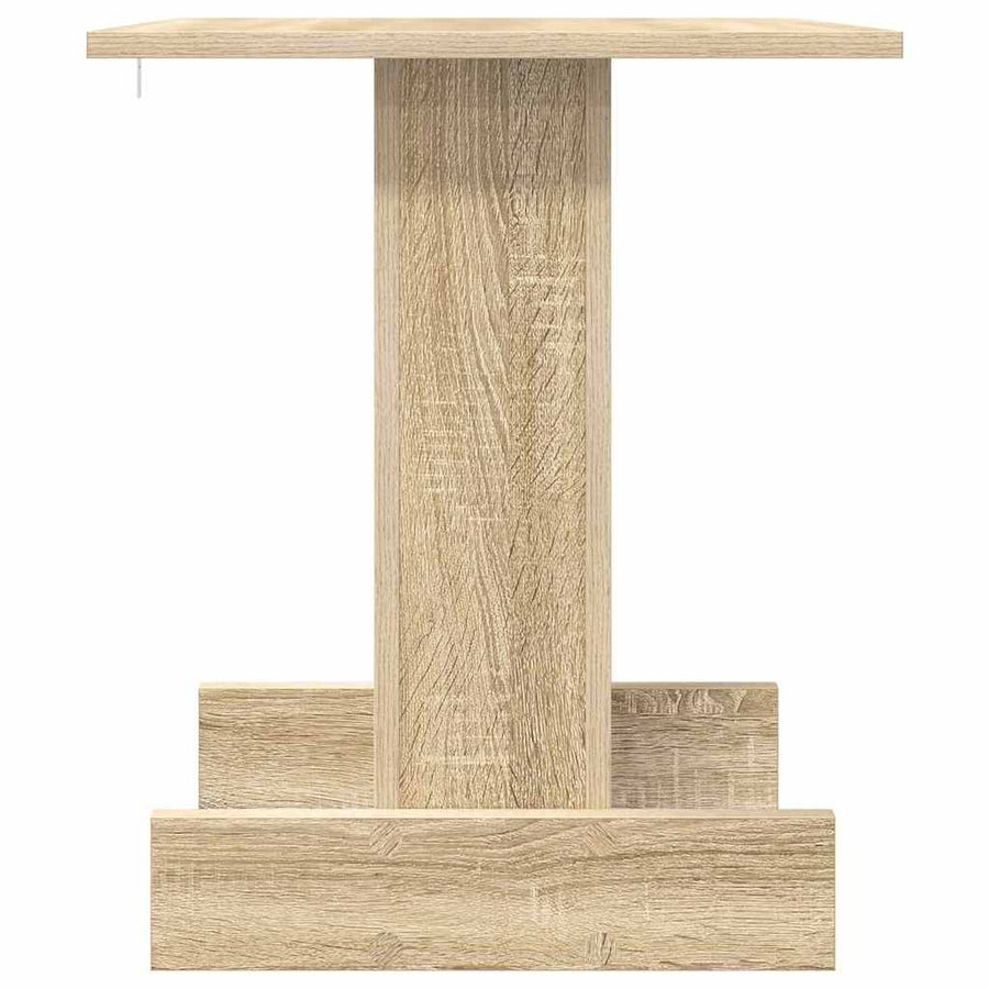 Bijzettafel Sonoma Eiken 44,5 x 45 x 55 cm Bewerkt hout