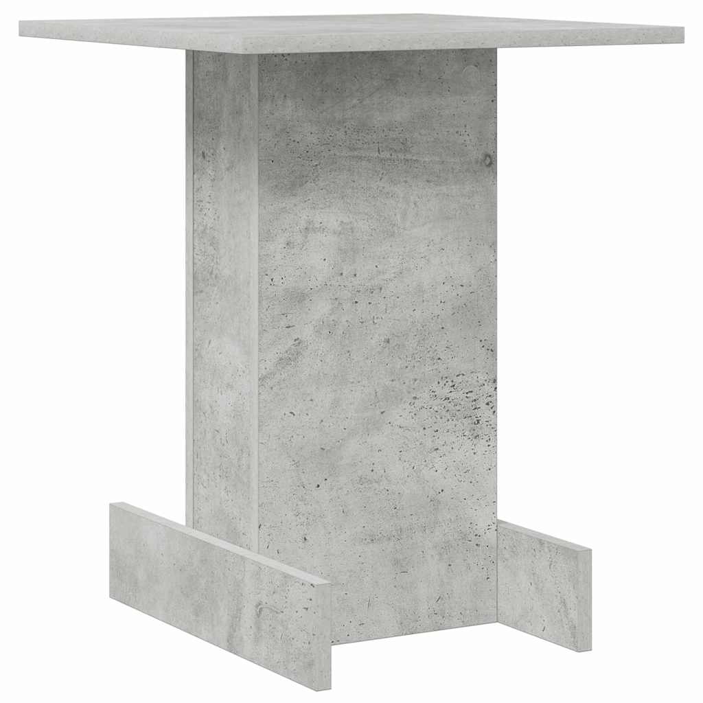Bijzettafel Beton Grijs 44,5 x 45 x 55 cm Bewerkt hout