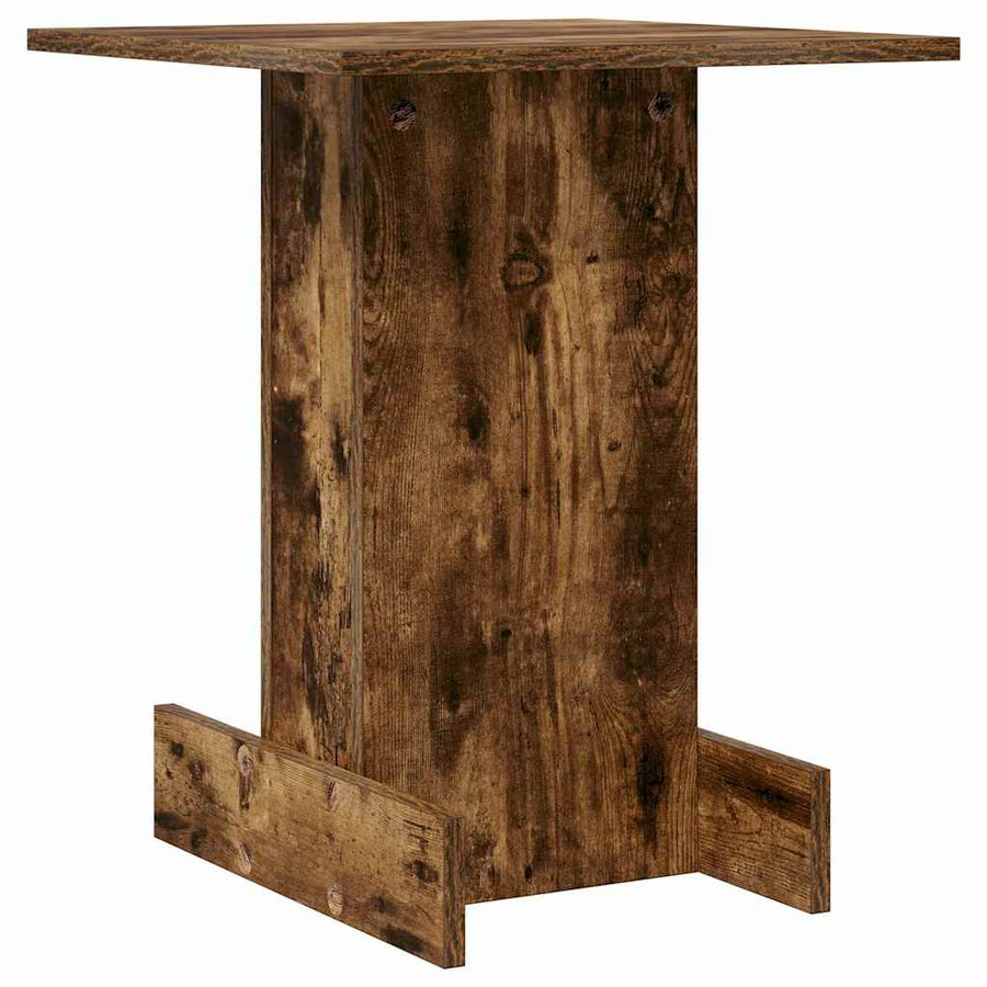 Bijzettafel Gerookt eiken 44,5 x 45 x 55 cm Bewerkt hout