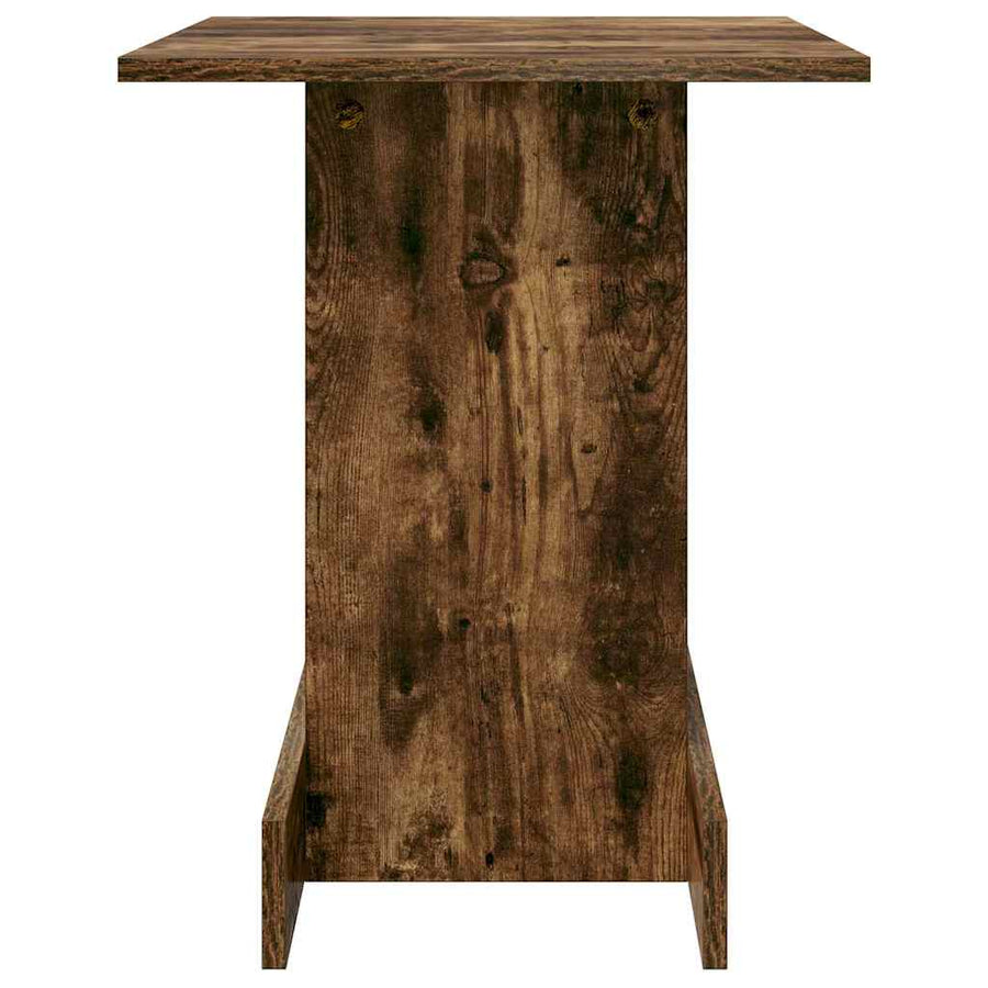 Bijzettafel Gerookt eiken 44,5 x 45 x 55 cm Bewerkt hout