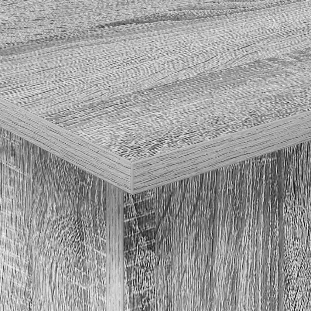 Bijzettafel Grijs Sonoma 44,5 x 45 x 55 cm Bewerkt hout