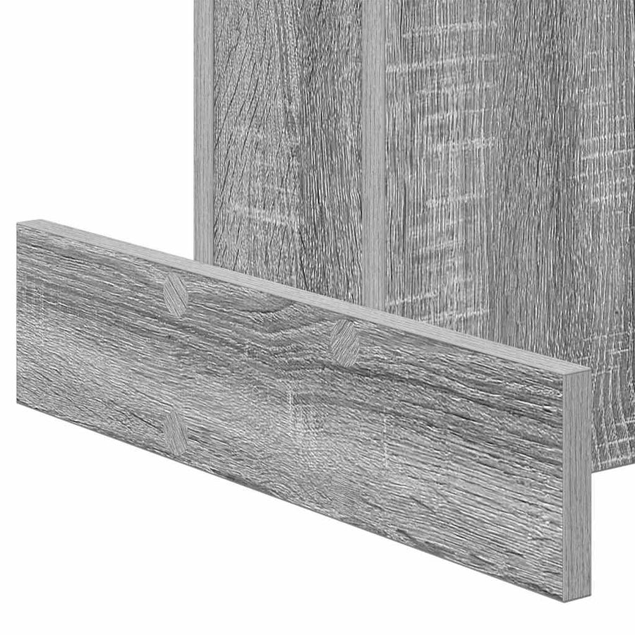 Bijzettafel Grijs Sonoma 44,5 x 45 x 55 cm Bewerkt hout