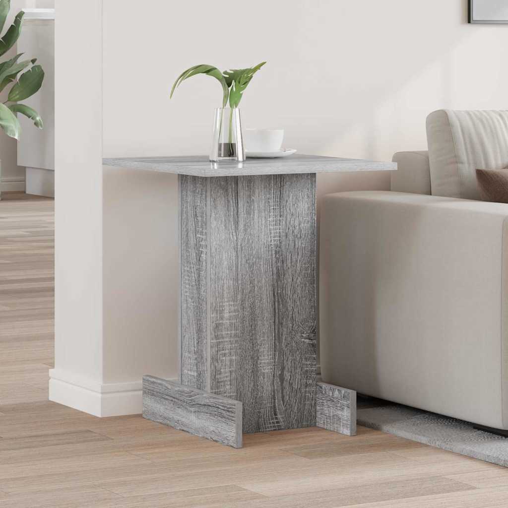 Bijzettafel Grijs Sonoma 44,5 x 45 x 55 cm Bewerkt hout