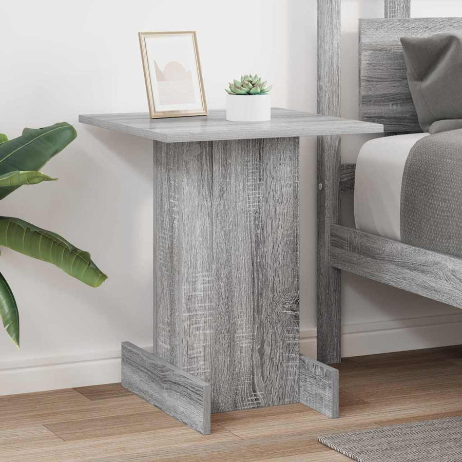 Bijzettafel Grijs Sonoma 44,5 x 45 x 55 cm Bewerkt hout