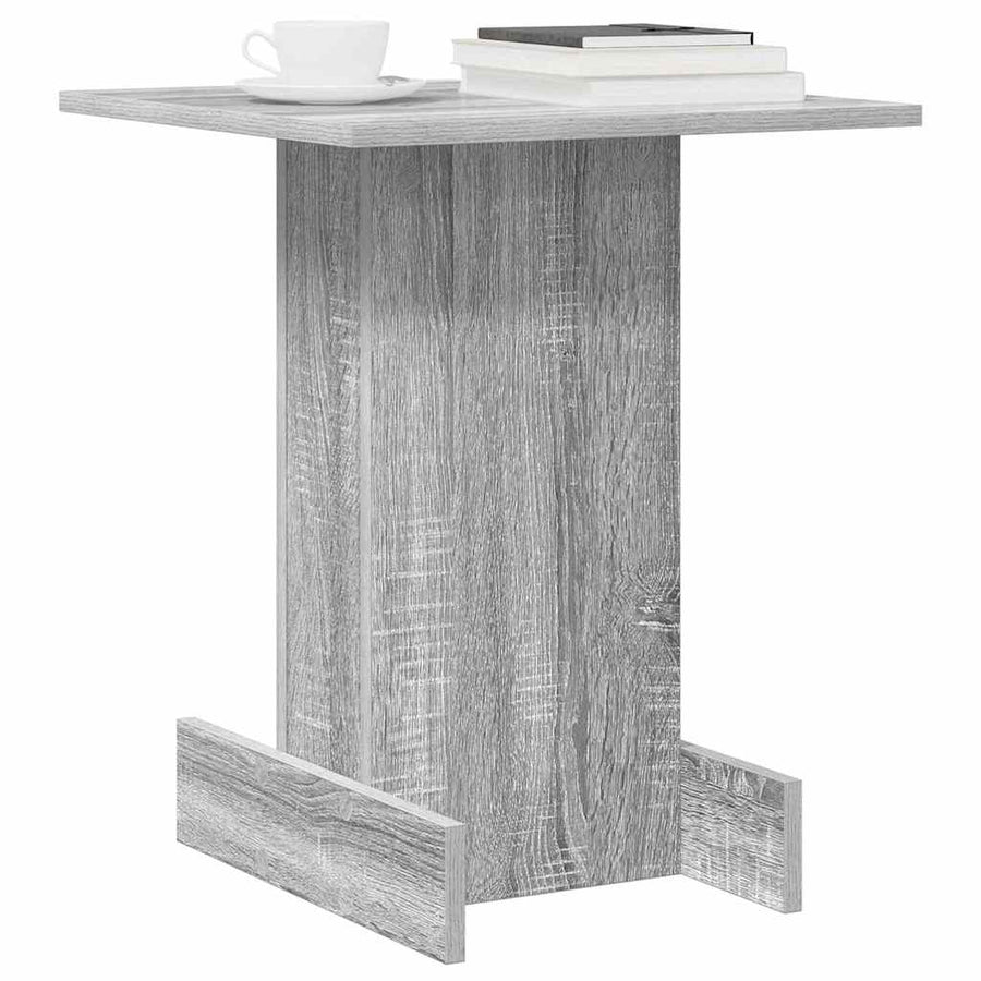 Bijzettafel Grijs Sonoma 44,5 x 45 x 55 cm Bewerkt hout