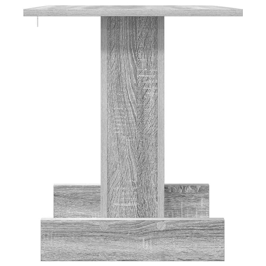 Bijzettafel Grijs Sonoma 44,5 x 45 x 55 cm Bewerkt hout