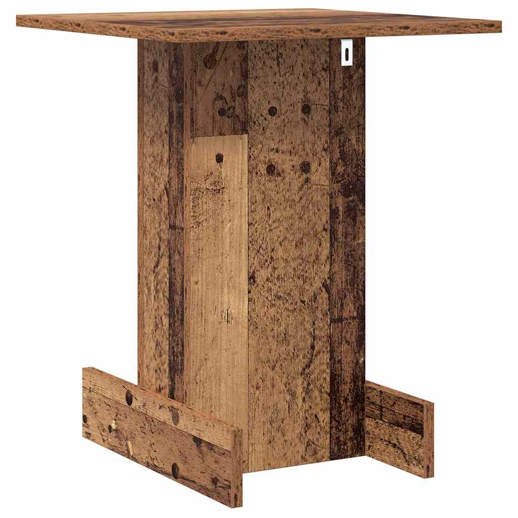 Bijzettafel Oudhout 44,5 x 45 x 55 cm Bewerkt hout