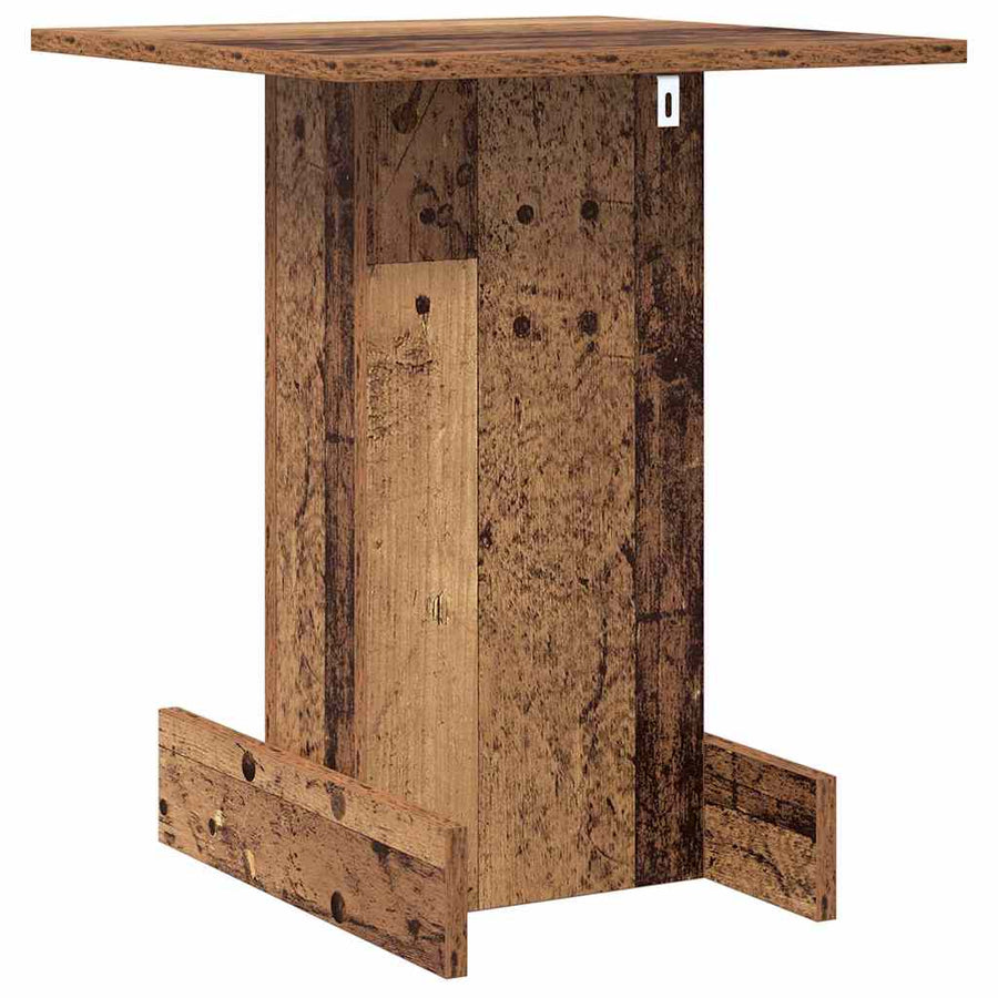 Bijzettafel Oudhout 44,5 x 45 x 55 cm Bewerkt hout