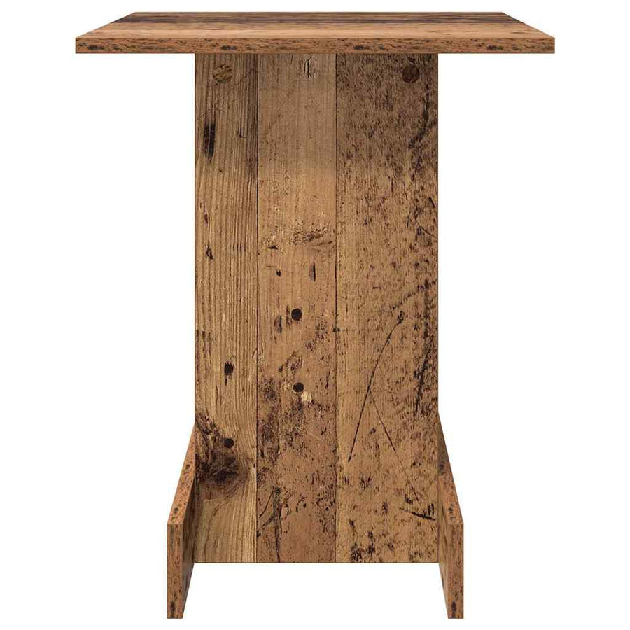 Bijzettafel Oudhout 44,5 x 45 x 55 cm Bewerkt hout