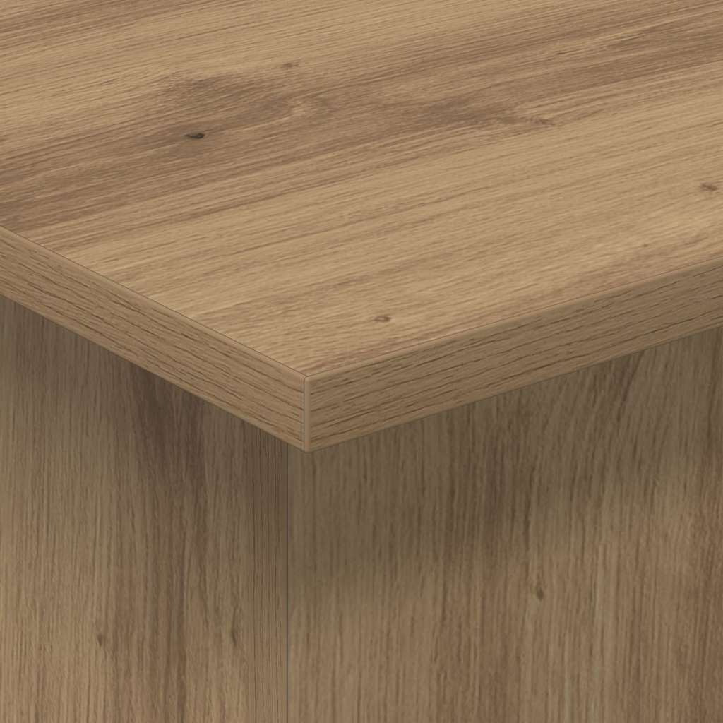 Bijzettafel Artisan Eiken 44,5 x 45 x 55 cm Bewerkt hout
