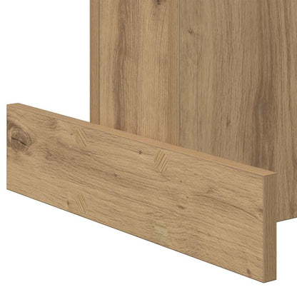 Bijzettafel Artisan Eiken 44,5 x 45 x 55 cm Bewerkt hout