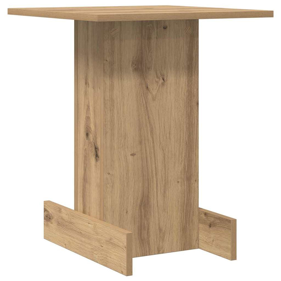 Bijzettafel Artisan Eiken 44,5 x 45 x 55 cm Bewerkt hout